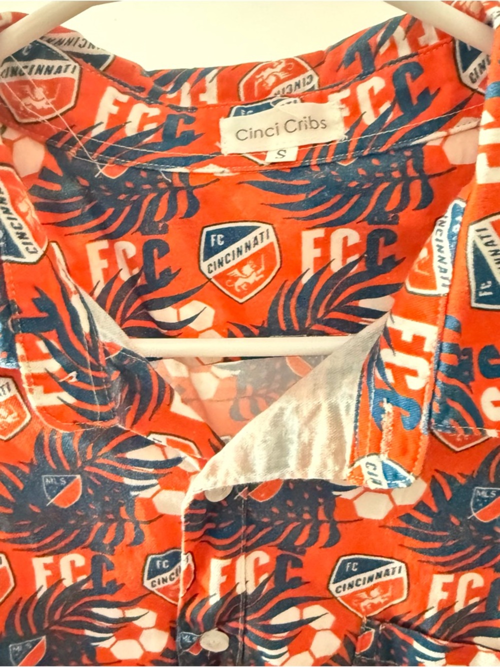 FC Cincinnati Soccer Team Button Down